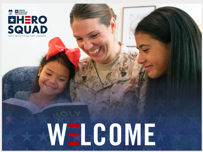 The American Bible Society's Armed Services Ministry is sending out 'Hero Squad' boxes to children whose parents are serving in the military to bring hope and encouragement during the holidays. 
