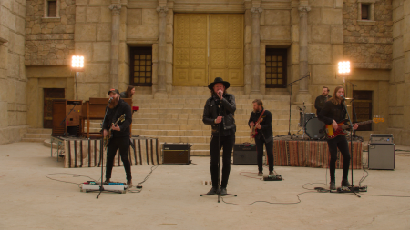 Zach Williams performs for "Christmas with The Chosen,” 2020