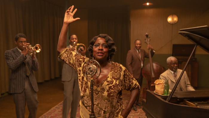 Chadwick Boseman and Viola Davis star in 'Ma Rainey's Black Bottom' on Netflix.