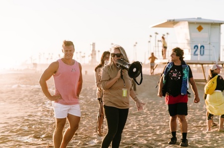 Parker and Jessi Green minister at Saturate OC, 2020.