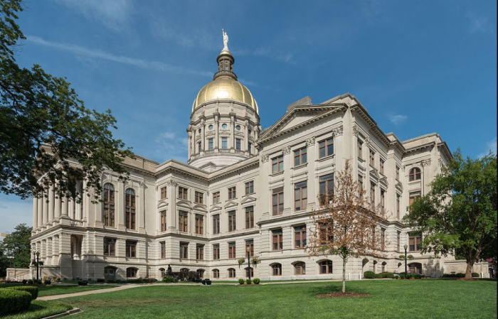 The Georgia State Capitol in Atlanta, Georgia.