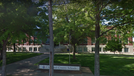 The administration building for Cleveland County Schools, Shelby, N.C.