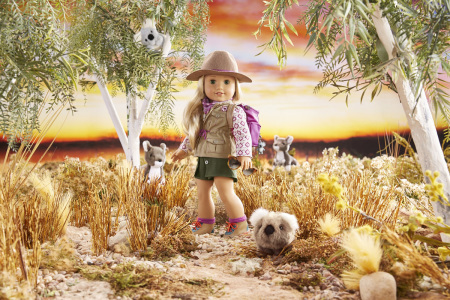 American Girl's 2021 Girl of the Year, Kira Bailey.