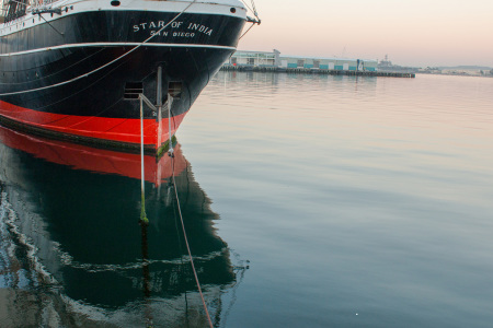 The Star of India at the Maritime Museum of San Diego.