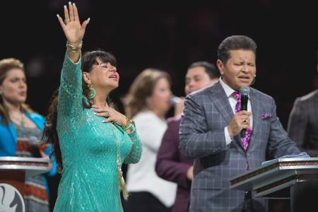 Miami Pastor Ana Maldonado (L) and her megachurch pastor husband Guillermo Maldonado (R) are engaged in a messy divorce.
