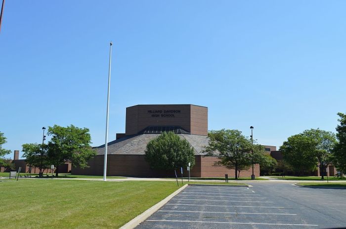 Hilliard Davidson High School in Hilliard, Ohio.