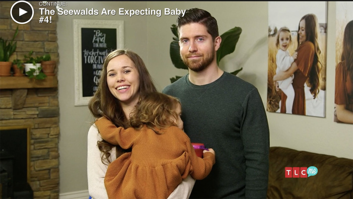 Jessa and Ben Seewald announce that they're expecting their fourth child in a TLC video statement in February 2021.
