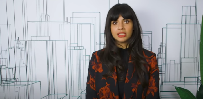 Actress Jameela Jamil discusses her abortion in a YouTube video.