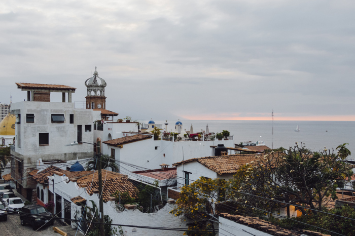 Puerto Vallarta’s old town with its iconic Our Lady of Guadalupe Church. 