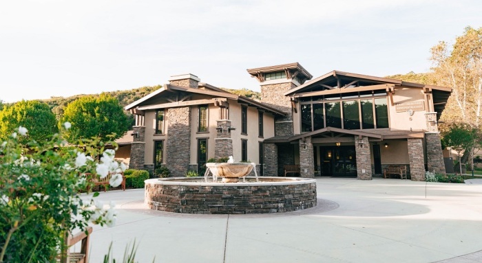 Rutherford Hall on the campus of The Master's University, located in Santa Clarita, California. 