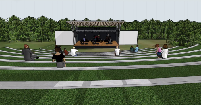 An artist's rendering of the proposed amphitheater to be built by City Church in Gastonia, North Carolina. 