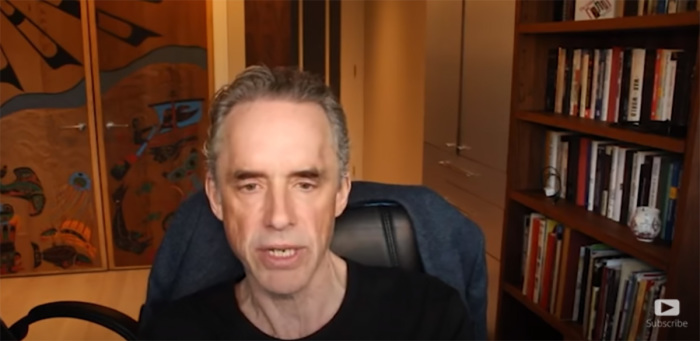 Jordan Peterson speaks with Jonathan Pageau on his podcast uploaded to YouTube on March 1, 2021. 
