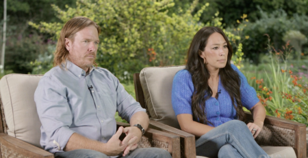 Chip and Joanna Gaines appear on "Super Soul Sunday" with Oprah Winfrey on March 13, 2021.