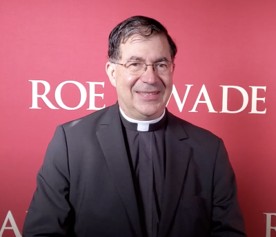 Frank Pavone at the premiere of 'Roe v. Wade' held at the Conservative Political Action Conference in Orlando, Florida, on Feb. 26, 2021. 