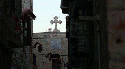 The Via Dolorosa in Israel is the path Jesus is believed to have walked on as He journeyed to the Cross for crucifixion. 