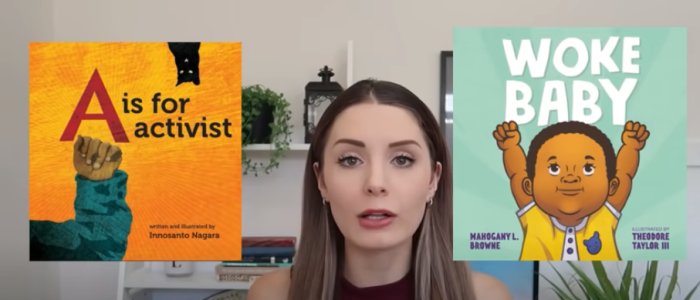Lauren Southern discusses the effort to indoctrinate children with progressive literature in a YouTube video posted on Nov. 17, 2020.