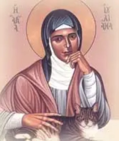 Julian of Norwich, a Medieval mystic who reportedly had 15 visions over several hours in 1373. 