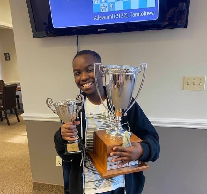 Tanitoluwa Adewumi,10, from New York City, is America's newest national chess master.