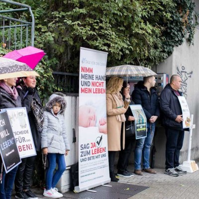 A German court denied 40 Days for Life's challenge to continue holding prayer vigils outside Pro Familia, an abortion advisery center, on May 12, 2021.