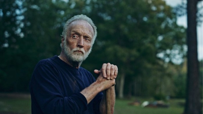 Actor Tobin Bell on the set of A Father's Legacy