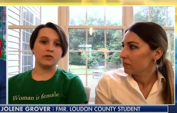 Jolene and Natassia Grover speak on Fox News about the Loudoun County Public Schools gender identity policies.