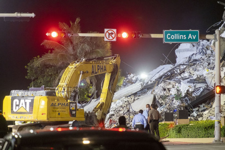 Personnel are working around the clock with hopes that they may still find people alive in the debris.