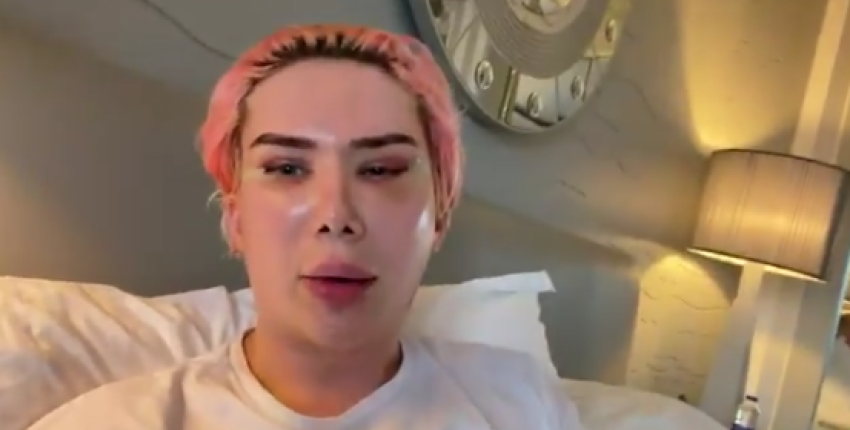 Oli London announces that he identifies as a "transracial" Korean after undergoing facial surgery.