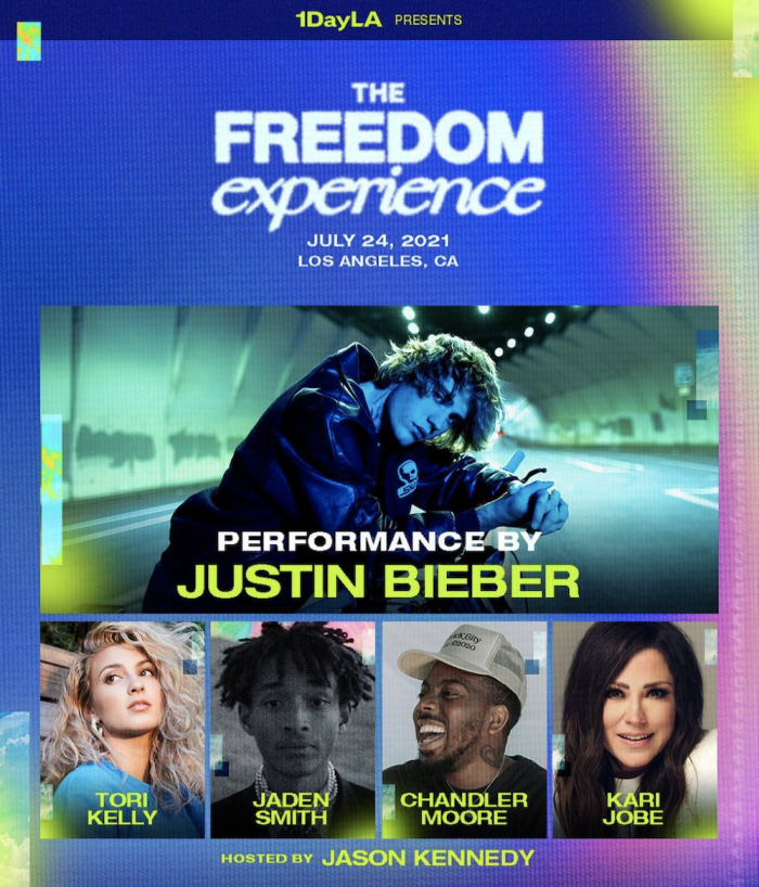 The Freedom Experience flyer, 2021