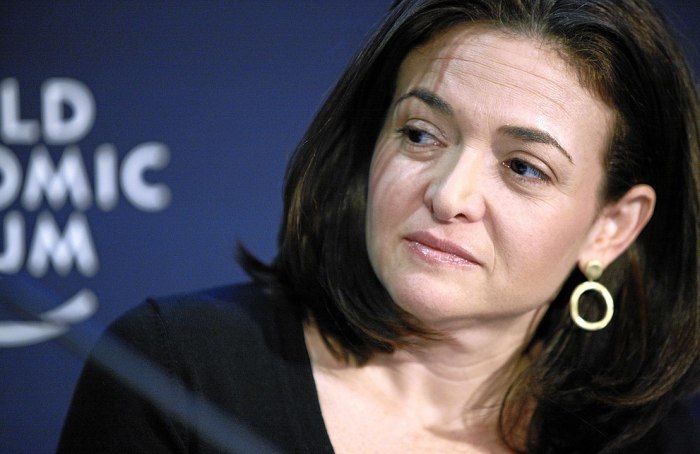 Sheryl Sandberg is Facebook's chief operating officer.