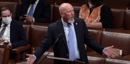 In a speech on the House floor, Rep. Chip Roy, R-Texas, slams Democrats for mixed messaging on the coronavirus pandemic, specifically highlighting the new restrictions imposed on the American public as COVID-positive migrants continue to surge across the border.