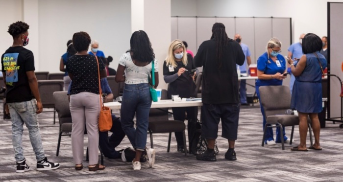 Impact Church of Jacksonville, Florida, hosted a vaccination event on Sunday, Aug. 8, 2021, in which more than 250 people received the COVID-19 vaccine. The church held an earlier event in March 2021 in which around 800 people were vaccinated. 