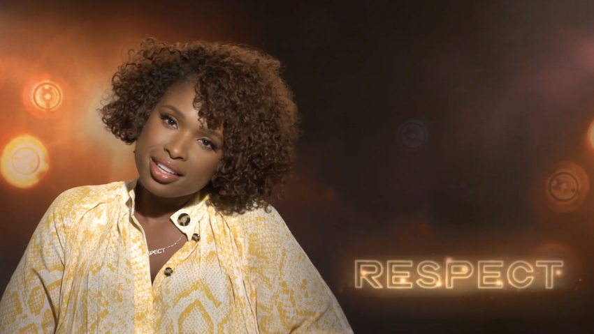 Jennifer Hudson, the star of the new movie, "Respect," 2021.