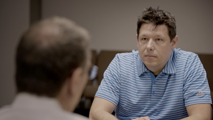 Filmmaker Elijah Stephens interviews a board-certified radiologist in the documentary 'Send Proof.'