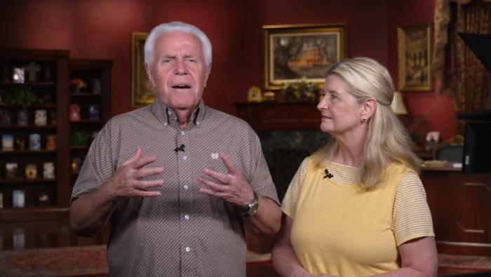 Televangelist Jesse Duplantis and his wife, Cathy, say they have been helping their community in St. Charles Parish, Louisiana, in the aftermath of Hurricane Ida.