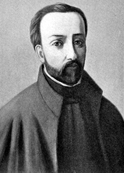 Gabriel Lalemant (1610-1649), a Jesuit priest, missionary, and professor from France who was brutally martyred by the Iroquois. 