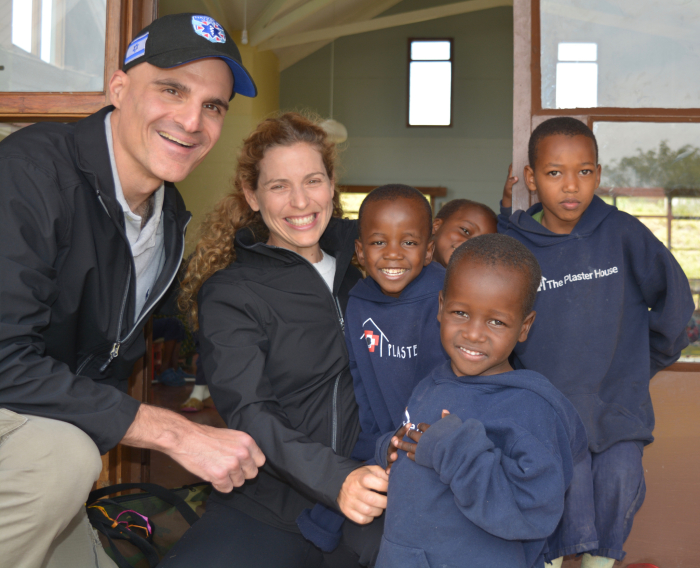 Mark Gerson and his wife, Rabbi Erica Gerson, pictured in Tanzania, Africa, have been named one of the largest private supporters of Christian medical missionaries in Africa. 