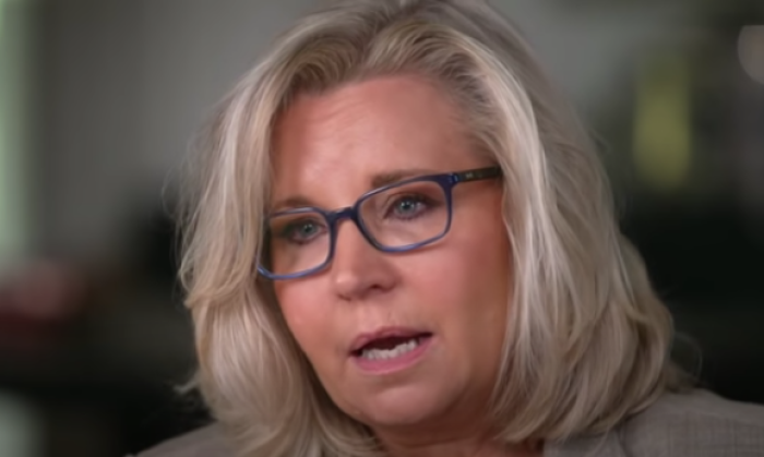 Rep. Liz Cheney, R-Wyo., apologizes for her previous opposition to same-sex marriage during an appearance on CBS' '60 Minutes,' Sept. 26, 2021.