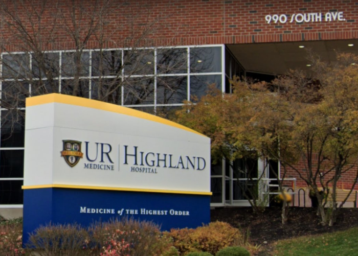 Highland Hospital in Rochester, New York.