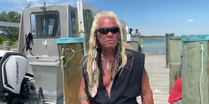Dog the Bounty Hunter speaks in a Twitter video during the search for Brian Laundrie.