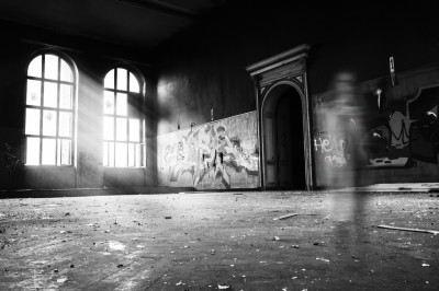 Was taken in an old lost school in east Germany, a town named Zeitz.