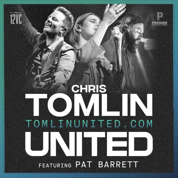 Chris Tomlin and UNITED will co-headline their long-awaited 2022 “Tomlin UNITED” Tour, set to kick off at the Greensboro Coliseum on Feb. 9th, 2022.
