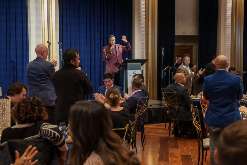 Bishop Kenneth Ulmer speaks at an event held at the Museum of the Bible in Washington, D.C., on Nov. 17, 2021.