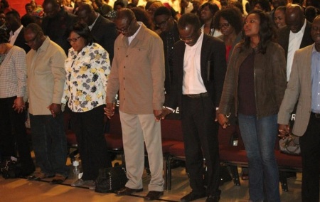 A prayer and evangelistic outreach event hosted by the organization Chicago Pastors Rally.