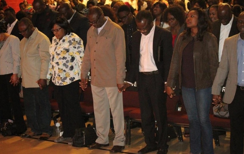 A prayer and evangelistic outreach event hosted by the organization Chicago Pastors Rally.