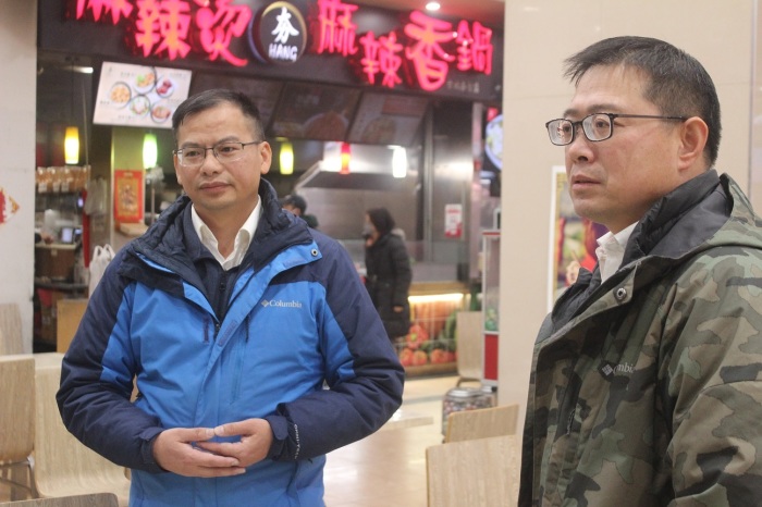 Tom Tang, 45 (L), and Michael Yu, 49 (R), survived persecution in China for practicing Falun Gong.