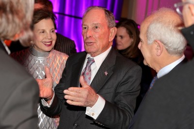 Mike Bloomberg (C) attends the 2021 Gotham Awards Presented By The Gotham Film & Media Institute on November 29, 2021 in New York City.