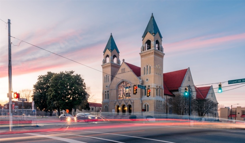 Duke Memorial United Methodist Church of Durham, North Carolina.