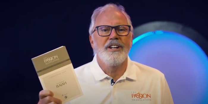 Brian Simmons talks about the Passionate Life Bible study series in a video uploaded to The PassionTranslation website. 