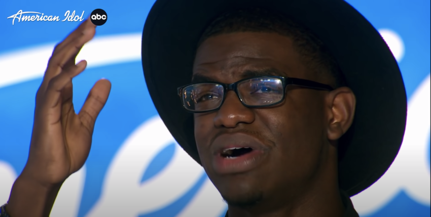 Tyler Allen auditions for "American Idol" in Austin, Texas.