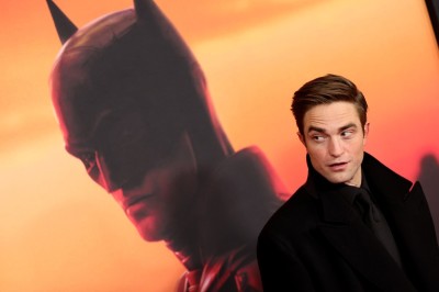 Robert Pattinson attends 'The Batman' World Premiere on March 01, 2022 in New York City. 